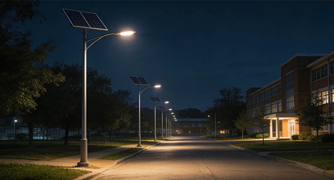 solar LED street lights